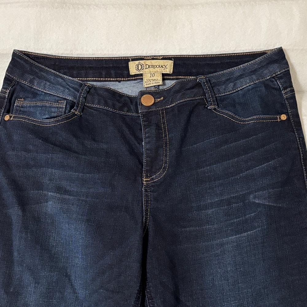 Democracy Women's Indigo Straight Leg Jeans